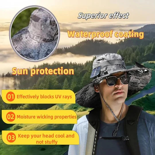 Solar Fan Hat