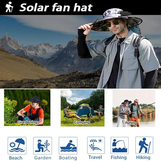 Solar Fan Hat