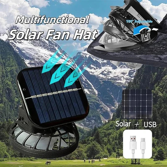 Solar Fan Hat