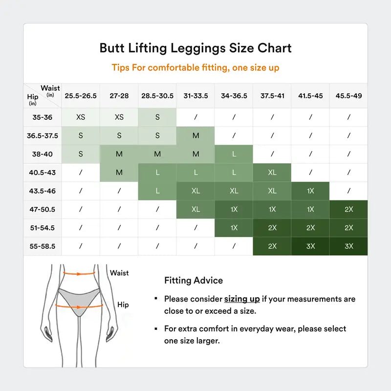 Women’s High Waisted Butt Lifting Leggings