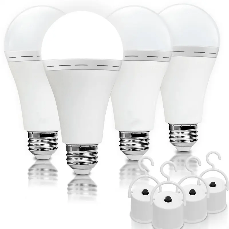 4 Pack Rechargeable Emergency Light Bulbs